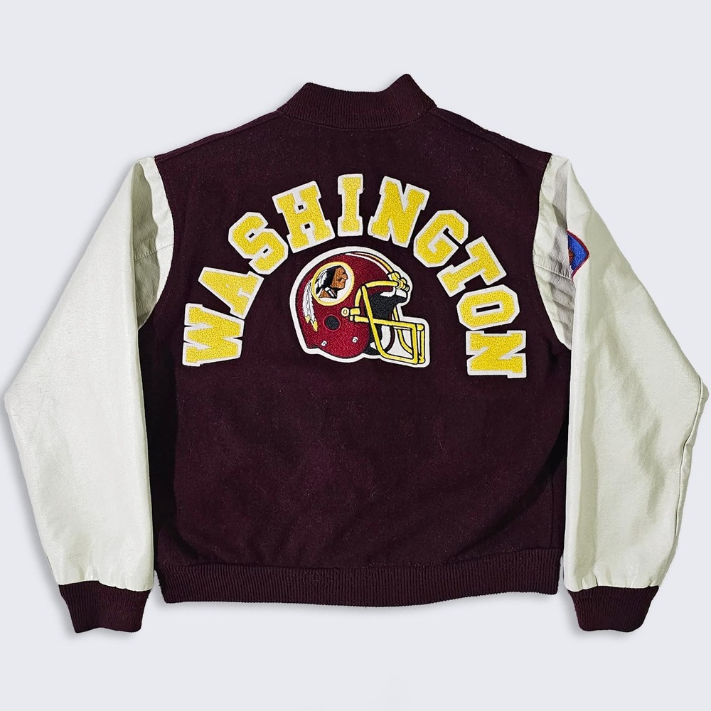 Washington Commanders Vintage 80s Chalk Line Varsity Jacket